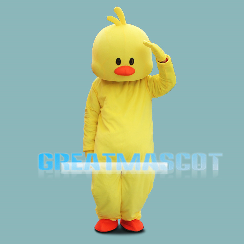 Adult Dancing Colorful Duck Mascot Costume