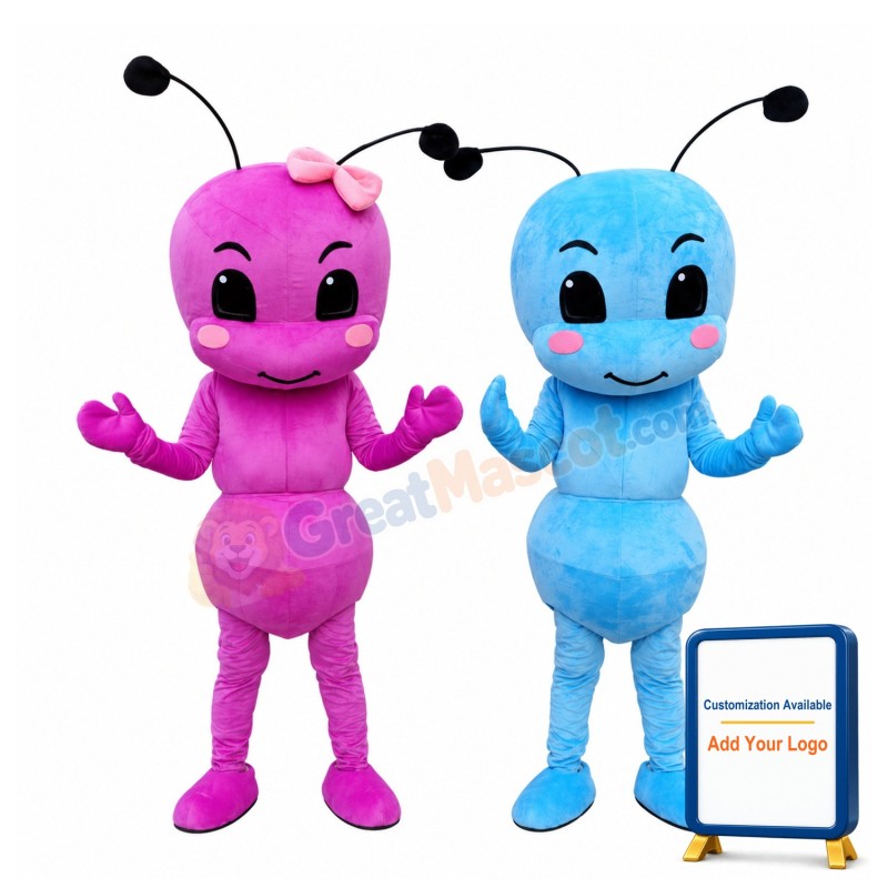 Hard-working Bright Ant Mascot Costume