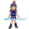 Fearless Soldier With Armor Mascot Costume