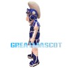 Fearless Soldier With Armor Mascot Costume