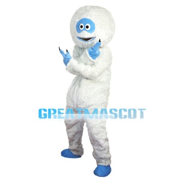 Strange White Fur Monster With Sharp Nails Mascot Costume