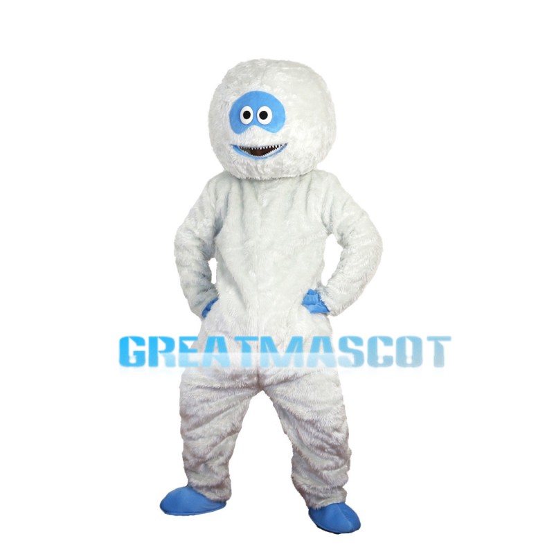 Strange White Fur Monster With Sharp Nails Mascot Costume