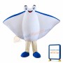 Flat Cartilage Skate Mascot Costume