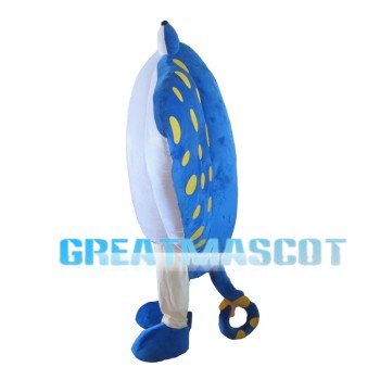 Flat Cartilage Skate Mascot Costume