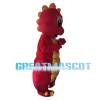 Red Dragon Baby With Yellow Belly Mascot Costume
