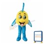 Yellow & Light Blue Flounder Mascot Costume