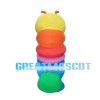 Cartoon Colorful Caterpillar Mascot Costume
