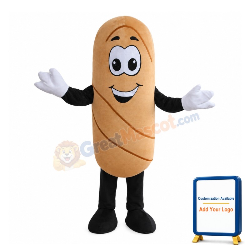 Cartoon Ham Sausage Mascot Costume