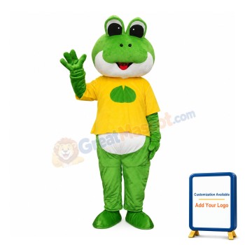 Cartoon Different Shapes Frog Mascot Costume