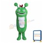 Disgusting Green Caterpillar Mascot Costume
