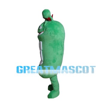 Disgusting Green Caterpillar Mascot Costume