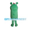 Disgusting Green Caterpillar Mascot Costume