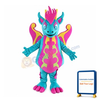 Special Version Colorful Dragon Mascot Costume