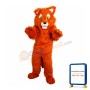 Soft Plush Light Brown Tiger Mascot Costume