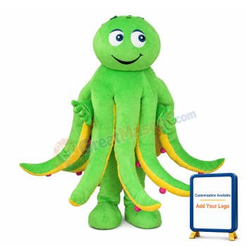 Colorful Cartoon Octopus Mascot Costume