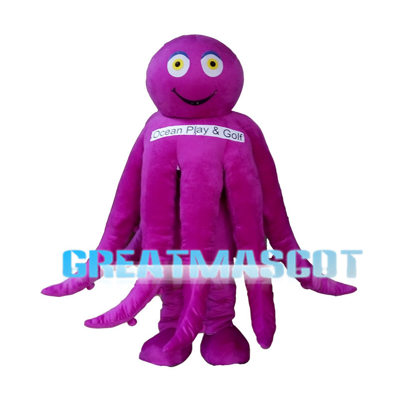 Colorful Cartoon Octopus Mascot Costume
