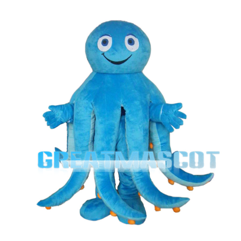 Colorful Cartoon Octopus Mascot Costume