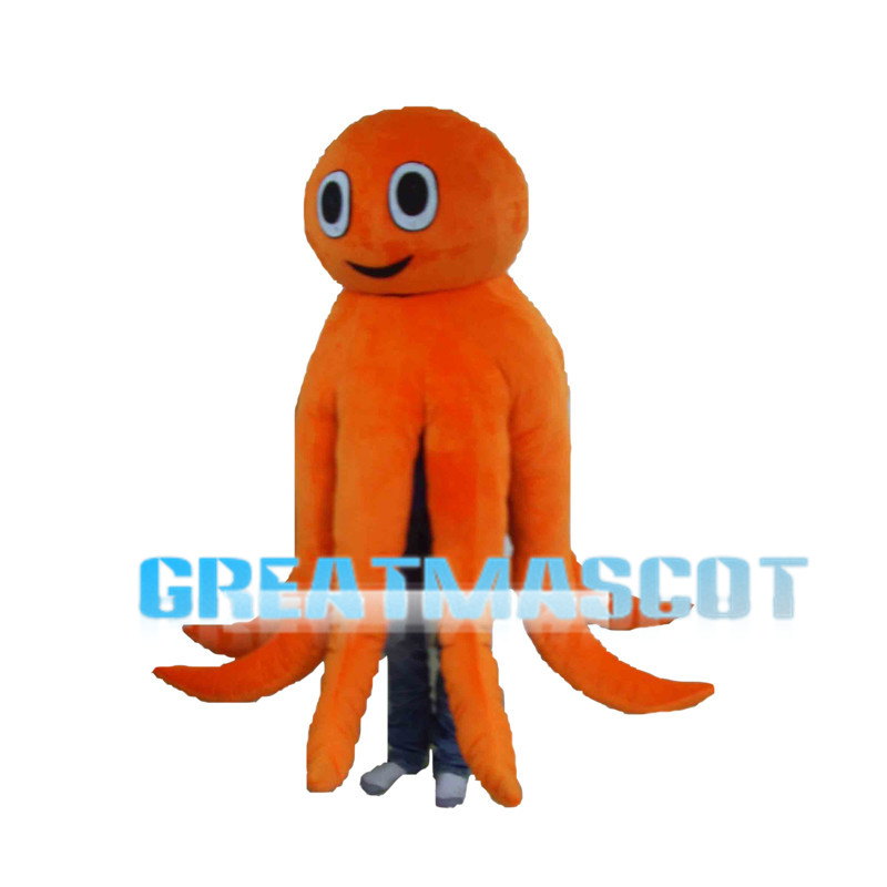 Colorful Cartoon Octopus Mascot Costume