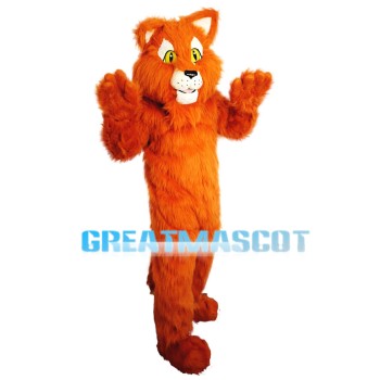Soft Plush Light Brown Tiger Mascot Costume
