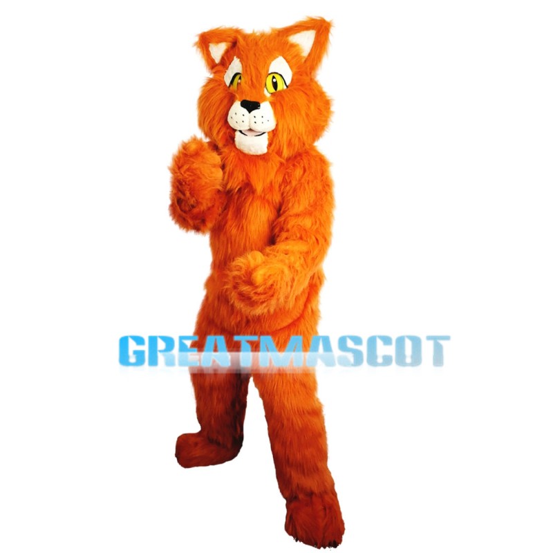 Soft Plush Light Brown Tiger Mascot Costume