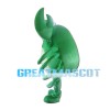 Likable Green Crab Mascot Costume