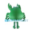 Likable Green Crab Mascot Costume