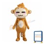 Adorable Smiling Monkey Mascot Costume