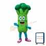 Green Vegetable Broccoli Mascot Costume