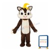 Lovely Squirrel With Yellow Hair Mascot Costume