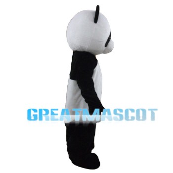 Friendly Tall Panda Mascot Costume