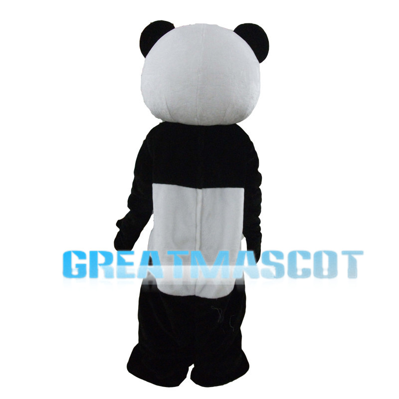 Friendly Tall Panda Mascot Costume