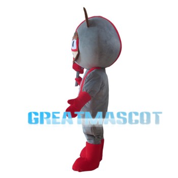 Cartoon Unlocker Holding Sign Mascot Costume