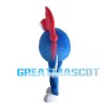 Blue Crab With Red Tongs Mascot Costume