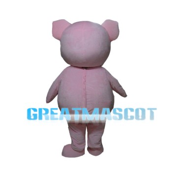 Cartoon Pink Little Pig Mascot Costume