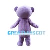 Light Purple Lavender Bear Mascot Costume
