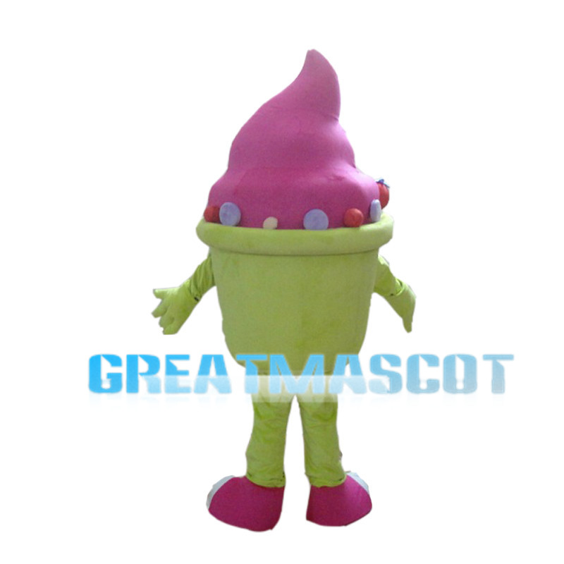 Pink Fruit Cupcake Mascot Costume