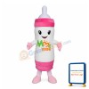 Cartoon White Feeding Bottle Mascot Costume