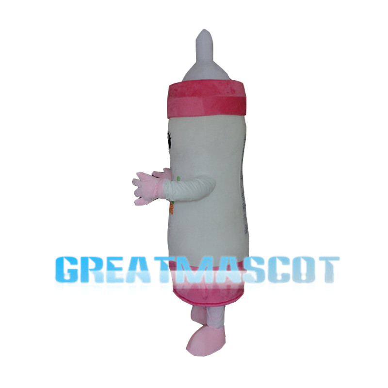 Cartoon White Feeding Bottle Mascot Costume