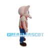 Blue Eyes Student Elephant Mascot Costume