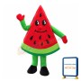Fresh Sweet Slice Watermelon Mascot Costume