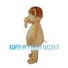 Funny Elephant With Brown Hair Mascot Costume