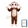Cartoon Brown Monkey Mascot Costume