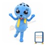 Blue Seal With Yellow Scarf Mascot Costume