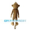 Naughty Monkey With Long Tail Mascot Costume