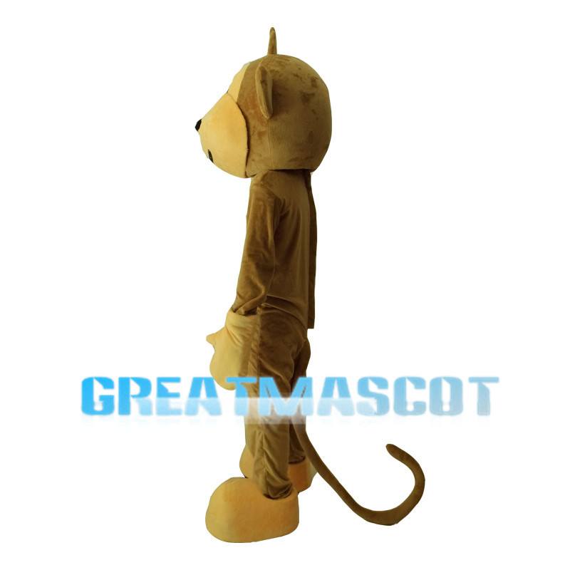 Naughty Monkey With Long Tail Mascot Costume