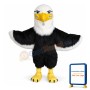 Angry Cartoon Eagle Mascot Costume