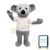 Adult Plush Grey Koala Mascot Costume
