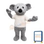 Adult Plush Grey Koala Mascot Costume