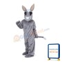 Grey Mustang Horse Mascot Adult Costume