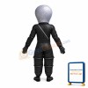 Alien Warrior Mascot Adult Costume